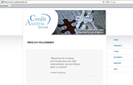 Webdesign für Finanzdienstleister