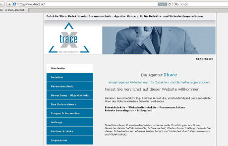 Webdesign für Detektei