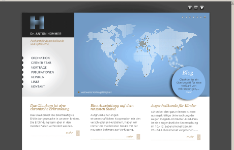 Typo3 Projekt Augenarzt